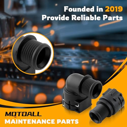 MOTOALL Heater Inlet Hose Connector 95089363 for Chevy Sonic Trax Cruze