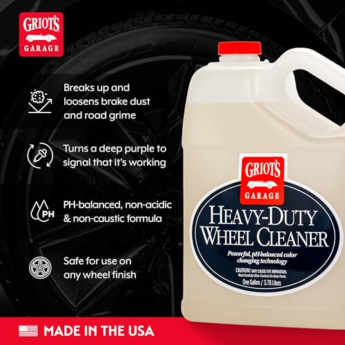 Griot's Garage 11027 Heavy Duty Wheel Cleaner, 1 gal - size: 128 Fl Oz (Pack of 1)
