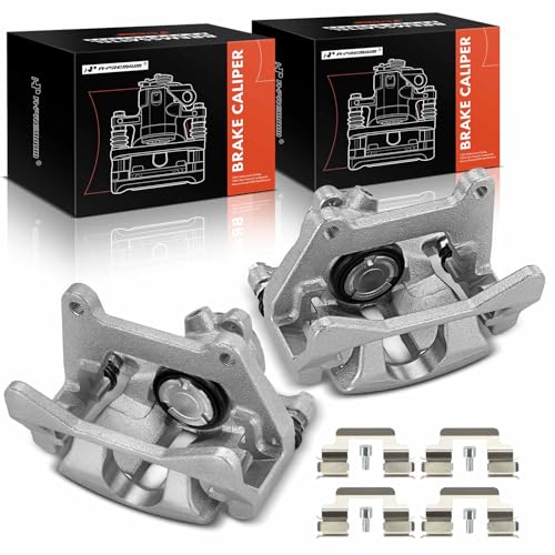 A-Premium Rear Left and Right Side Disc Brake Calipers with Bracket