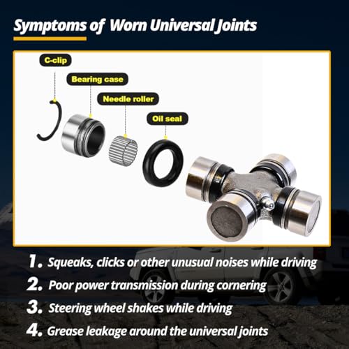 U Joints Rear Drive Shaft Universal Joints Kit for Chevy One-Fifty Series