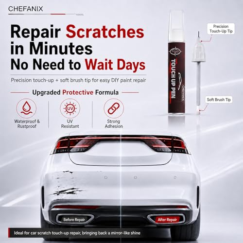 Touch Up Paint Pen for Tesla Model 3/Y/S/X (Quicksilver(PN00))–Exact Color Match Car Paint Scratch Repair, 2-in-1 Brush & Pen, DIY Chip & Scratch Fix,Automotive Scratch Repair Pen - color: Quicksilver(PN00)