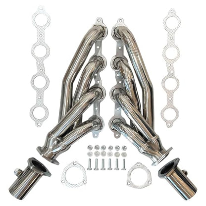 Stainless Steel Headers, Shorty Style for LS Swaps, Universal for Swaps Only, Not Designed to Fit Any Vehicle that came from Factory with an LS Style Engine