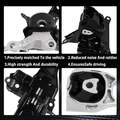 Engine Motor and Transmission Mount Kit for 2018-2022 C-HR 2.0L - size: 2018-2022 C-HR 2.0L