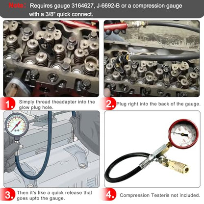 ‎9007A 9007 Compression Test Adapter - Used with J-6692-B