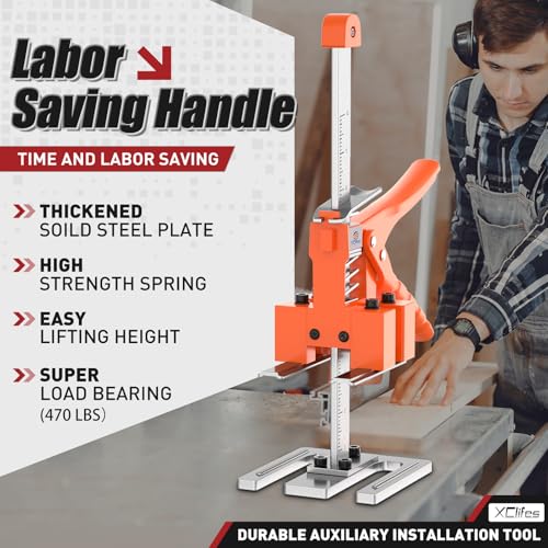 XClifes Labor Saving Arm Jack, 2 Pack Furniture Lifter Tool, Orange - color: Orange
