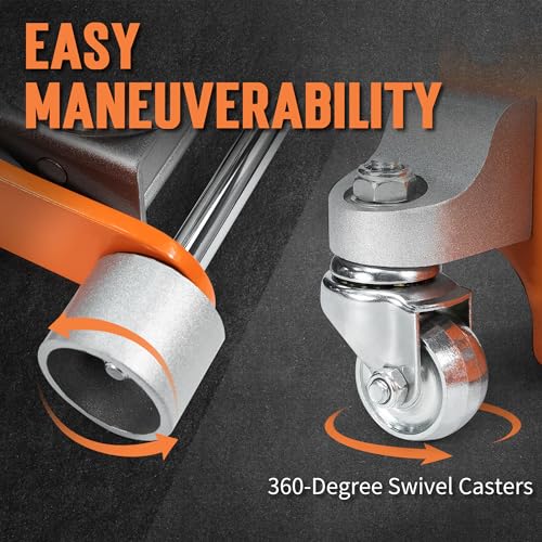 TONDA 3 Ton Low Profile Floor Jack, Aluminum Steel Hydraulic Car Jack - color: 3T Orange