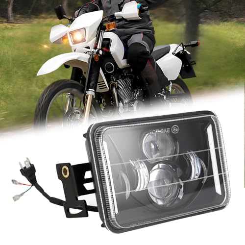 4x6 LED Headlights Kit with Bracket for Suzuki DR-650 & DRZ400