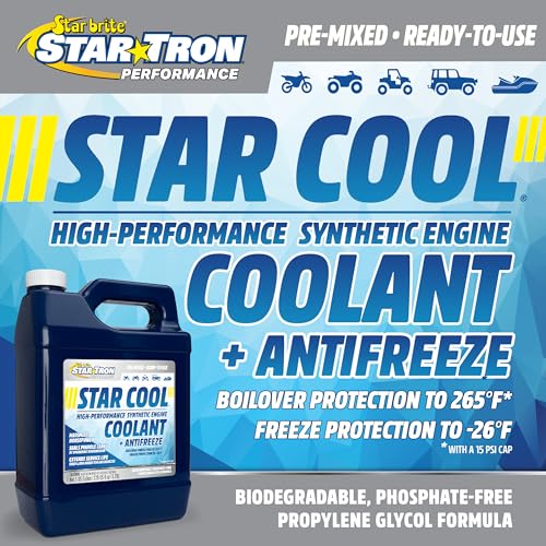 STAR BRITE Star-Cool Premium Synthetic PG Engine Coolant - 64 OZ (033264) - size: 0.5 Gallon