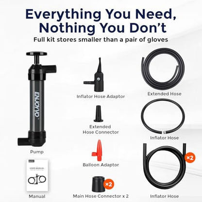 3-in-1 Manual Transfer Pump, 6-8 LPM Siphon and Air Inflator