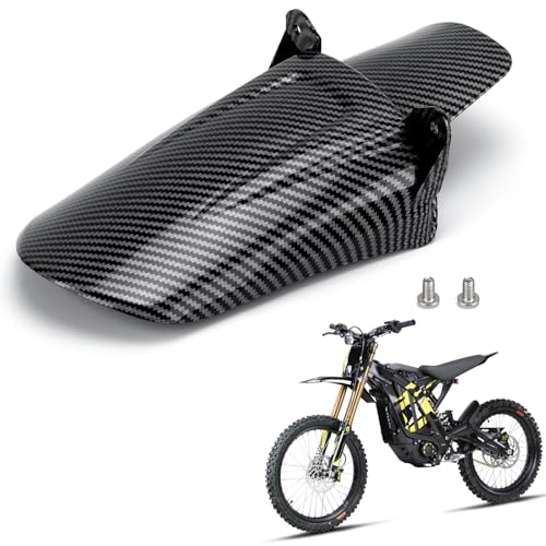 XINGWU Rear Shock Fender for Surron Light Bee X Segway X160/X260 Rear Wheel Fender Mudguard Protector for Surron Part Ebike Accessories Carbon Fiber Style - size: Rear Shock Fender, style: Carbon Fiber Style