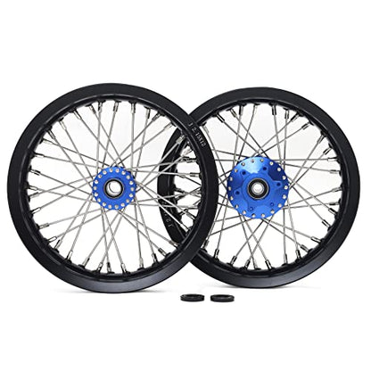TOFR 12" x 2.15" Front Rear Wheels Rims Hubs for Talaria Sting Talaria XXX - color: Blue, size: 12" 12" Front Rear
