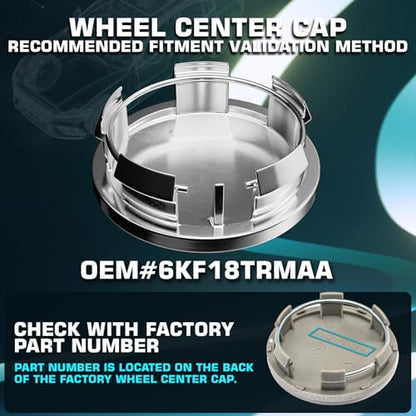 63MM 2.5 Inch Wheel Center Caps for Dodge Ram 6KF18TRMAA Rim Wheel Center Hub Caps, Pack of 4 Chrome with American Flag - color: Chrome with American Flag, size: Outer 63.0MM , Inner 55.5MM