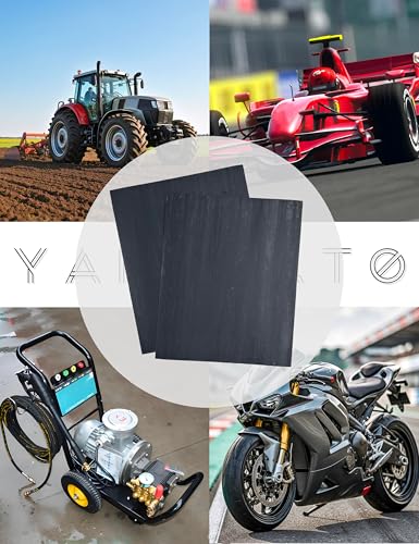 YAMAKATO Q2P-Commercial 1.0mm Gasket Material Paper Sheet Non-Asbestos Gasoline and Diesel Fuel Resistant for Small Engine Automotive DIY Rebuild Sealing