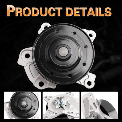 Water Pump and Thermostat Kit Compatible with 2009-2019 Corolla 1.8L - size: 2009-2013 Matrix