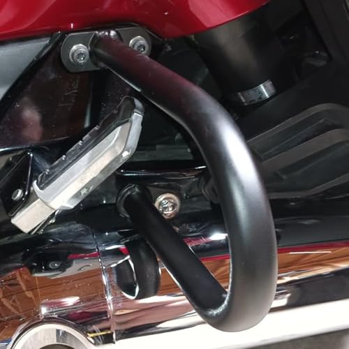Highway Crash Bar Side Saddlebag Protection Engine Guard Replacement for Honda CTX1300 CTX 1300 Deluxe SC74 2014 2015 2016 2017 - color: Black