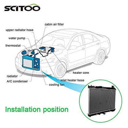 Radiator Compatible With For Toyota Camry Solara - style: RAD:2436