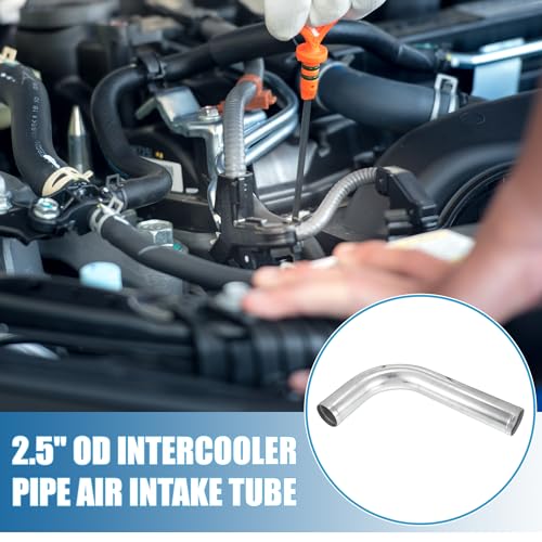 90 Degree L Bend Elbow Intercooler Pipe 2.5in OD 63mm - size: 63MM/2.5INCH OD