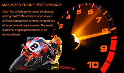 DWD2 Clean Metal Motorcycle oil optimizer additive for 2 stoke and 4 stroke engines (3)