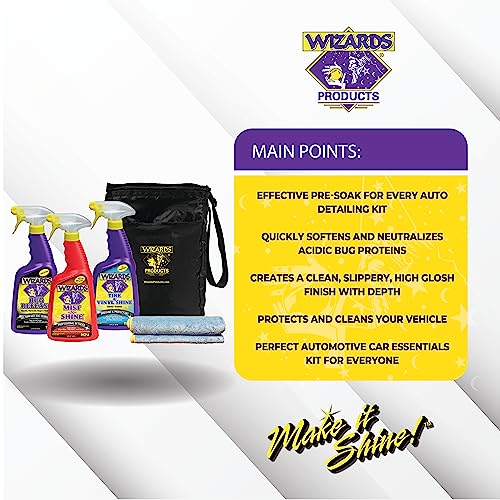 Wizards Automotive Quick Kit - 5-Piece Car & Motorcycle Detail Set - color: Quick Kit (5 pc)