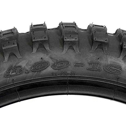 MMG 3.00-16 Dirt Bike Tire & Tube Combo, TR4 Valve