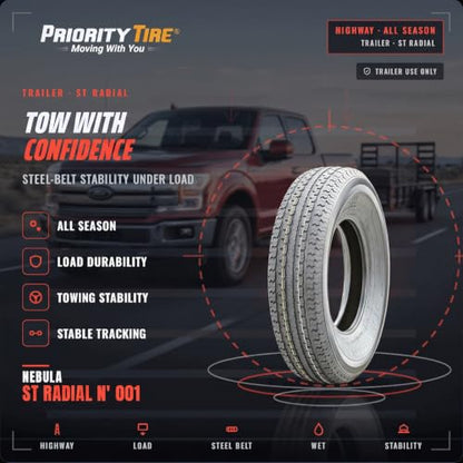 Nebula ST N' 001 ST205/75R14 105/101M All Season D (8 Ply) Semi-Steel Tire