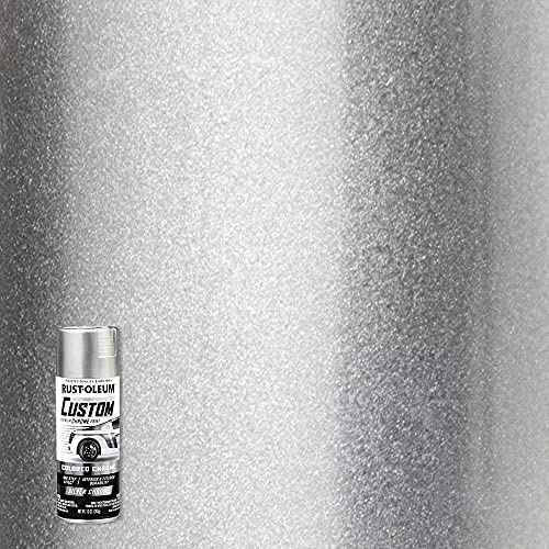 Rust-Oleum Automotive Custom Lacquer Spray Paint, Silver Chrome - color: Silver Chrome, size: 10 Ounce (Pack of 1)