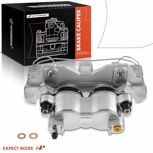 A-Premium Front Left Driver Disc Brake Caliper with Bracket - style: ATE Brake System Front Driver