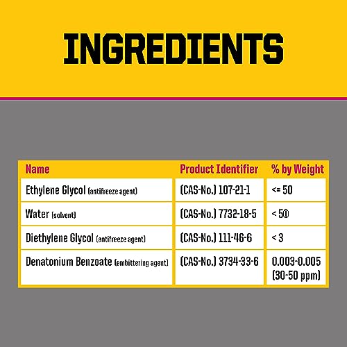 PEAK Fleet Charge SCA Precharged 50/50 Prediluted Antifreeze and Coolant for All Heavy Duty Engine Cooling Systems, 1 Gal. - size: 50/50