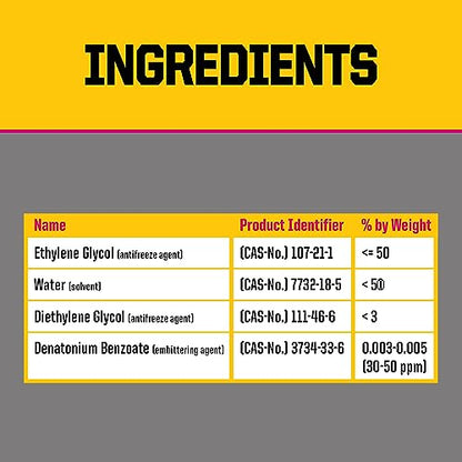 PEAK Fleet Charge SCA Precharged 50/50 Prediluted Antifreeze and Coolant for All Heavy Duty Engine Cooling Systems, 1 Gal. - size: 50/50