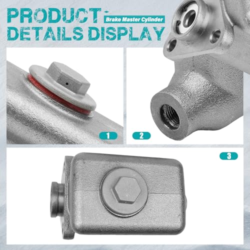 M1050 Brake Master Cylinder Fit for Ford Lincoln Mercury Vehicles - size: M1050