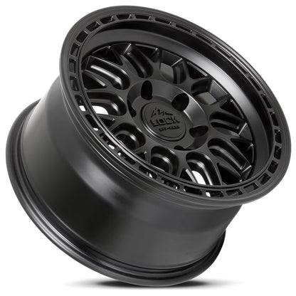 LOCK OFFROAD ONYX-7957MB 17X9-5X127 1et - Matte Black with Matte Black Ring - color: Matte Black with Matte Black Ring, size: 17X9 - 5X127 1et