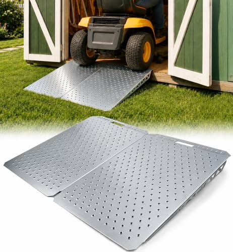 Heavy-Duty Shed Loading Ramps Kit, 36 x 48 Inch, 2-Pack - size: 36 x 24 Inch