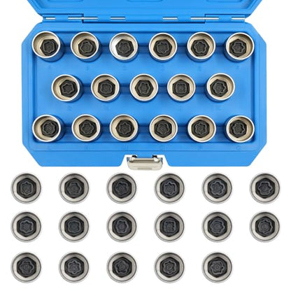 17PCS Wheel Locking Nut Key Kit Compatible with Land Rover