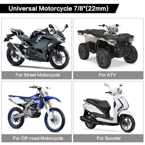 Motorcycle 7/8" 22mm Handlebar Brake Master Cylinder Clutch Lever - color: Bule