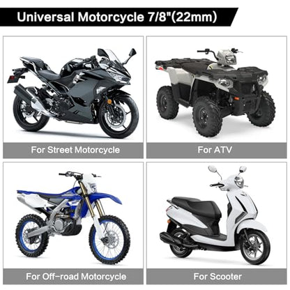 Motorcycle 7/8" 22mm Handlebar Brake Master Cylinder Clutch Lever - color: Bule