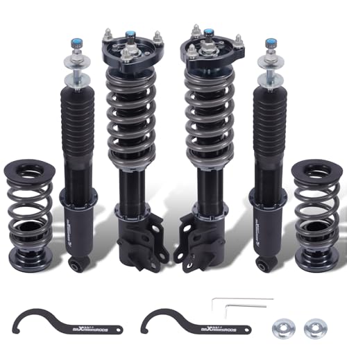 maXpeedingrods Coilovers for Honda Civic 2006-2011, for Acura CSX Sedan 2006-2011, 24 Levels Damper Adjustable Coilovers Suspension Kit, Height Adjustable Shock Absorber T7 Racing Lowering Kit - style: Civic 2006-2011