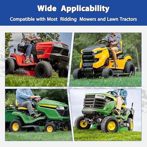 2 Pcs 15x6.00-6 Flat Free Lawn Mower Tire and Wheel, 3/4" & 5/8" Bearings - size: 2 Pcs 15x6.00-6 Flat Free