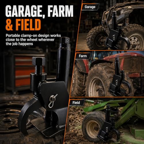 Tire Bead Breaker Tool for ATV, UTV, Tractor & Small Tire Service - color: Black