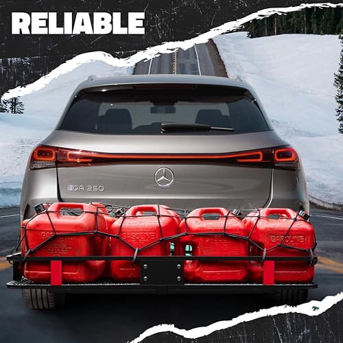 Mockins 50"x36" Large Cargo Net for Pickup Truck Bed, Roof Rack or Trailer - size: 50" x 36"
