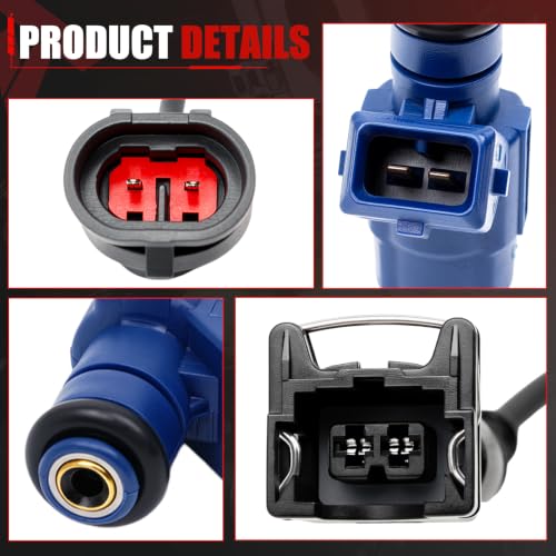 1202863 Fuel Injector Harness Set of 2 Compatible with 2010 Crew 800 - color: RP-FI06201