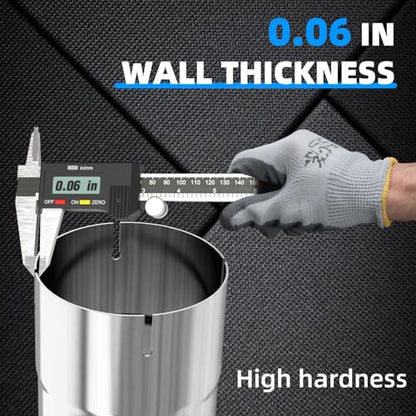 5 Inch Exhaust Pipe, 5'' Stainless Steel Straight Exhaust Pipe, 30" Length 5'' Muffler Replacement Pipe - size: 5 Inch without Clamps