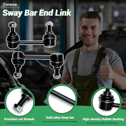 2PCS Rear Stabilizer Sway Bar End Links Fit for Compatible with Scion 2005 2006 2007 2008 2009 2010 TC #OE ‎‎K750008 K750009 - size: K750008 K750009