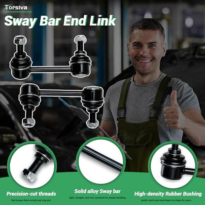 2PCS Rear Stabilizer Sway Bar End Links Fit for Compatible with Scion 2005 2006 2007 2008 2009 2010 TC #OE ‎‎K750008 K750009 - size: K750008 K750009