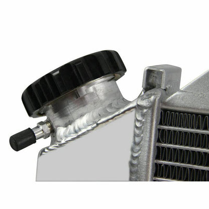 3 Row Radiator For Ford Mustang GT LX Foxbody Thunderbird 1979-93 - size: 3 Row Radiator+CNC 1.3Bar Cap(AT)