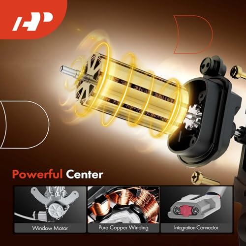 A-Premium Front Passenger Side Power Window Regulator with Motor (2-Pin) - style: Front Passenger (RH)