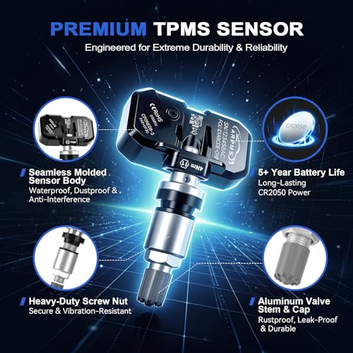 TPMS Sensor GM, Pre-Programmed 315MHz 1-Pack - color: Silver, size: 1PCS