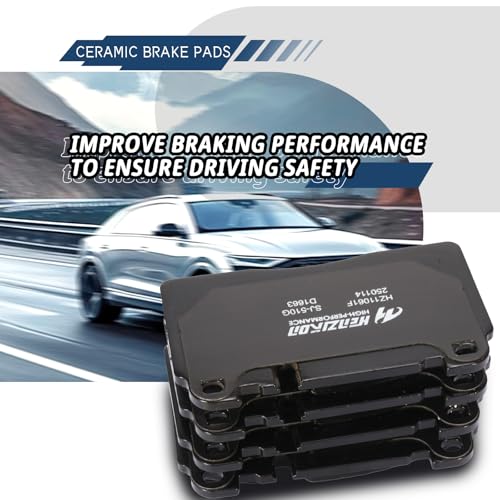 D1663 Front Ceramic Brake Pads Kit Fit For Audi Q5 2013-2017 - style: HZ1663
