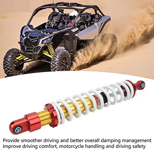 Motorcycle Shock Absorber, 460mm/18.11in Universal Adjustable Rear Suspension, Heavy Duty Motorcycle Rear Shock Strut for ATV, Kart, Scooter, Dirt Bike, Quad, UTV