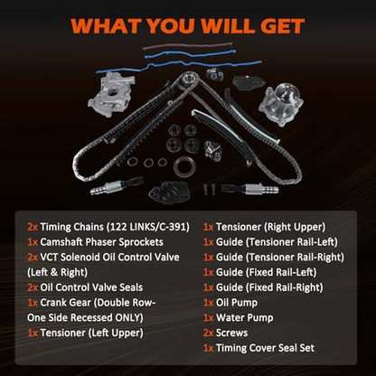 Timing Chain Kit 5.4L Fit for F150 F250 F350 Expedition Navigator Mark LT - color: For Expedition 05-08 /F150 04-08 /F250 F350 05-08