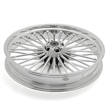 TOFR 21x3.5 18x5.5 Chrome Front Rear Wheels For Harley Dyna FXD FXDB 08-17 - color: 21x3.5 18x5.5 Chrome, size: Dyna 2008-2017